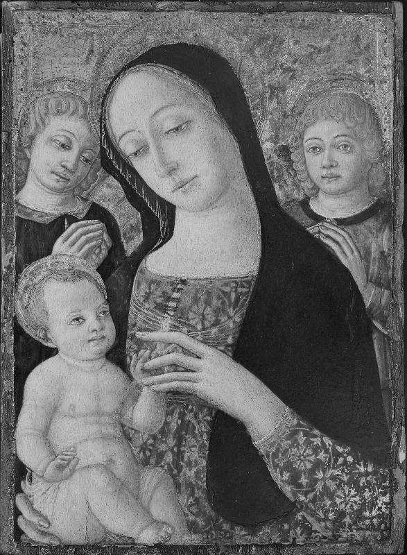 Virgin and Child with Two Angels