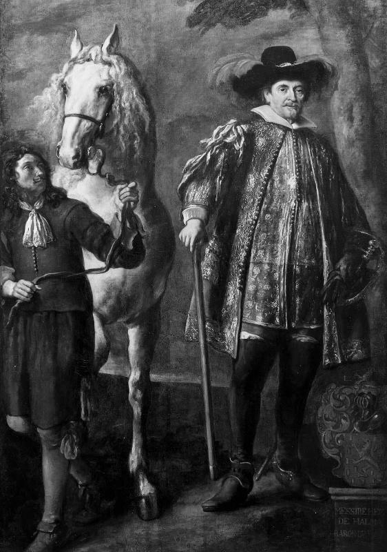 Hendrik van Halmale with his Horse and Groom