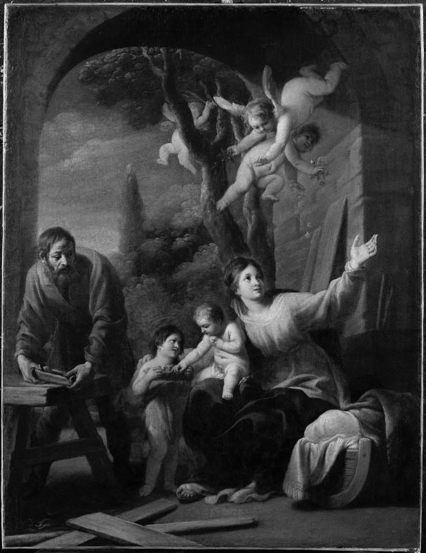 The Holy Family with the Infant St John the Baptist in the Carpenter Shop