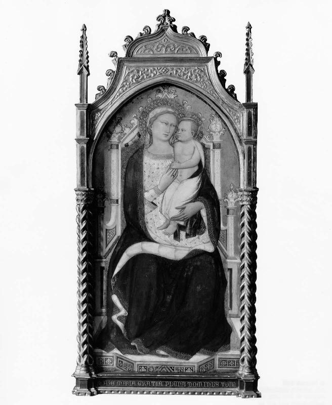 Virgin and Child Enthroned