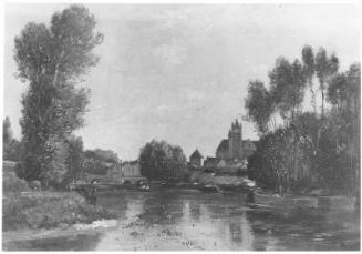 View of Moret, France