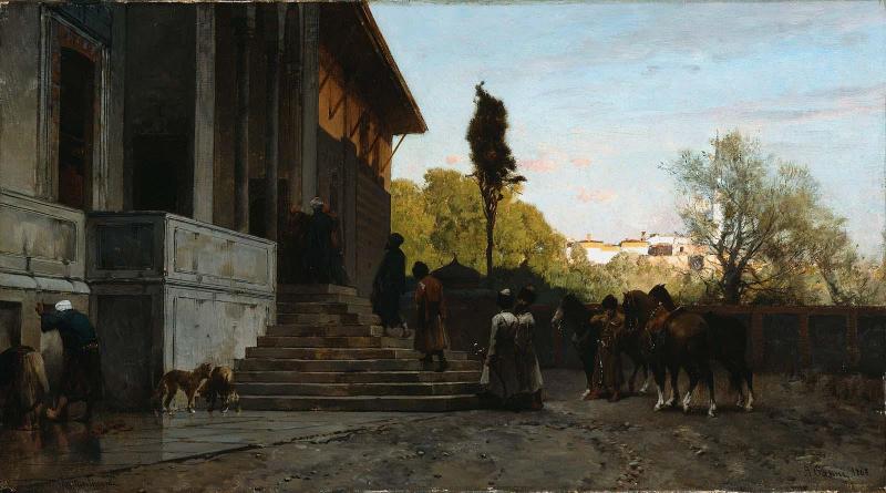 Courtyard in Constantinople