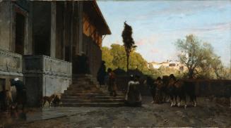 Courtyard in Constantinople