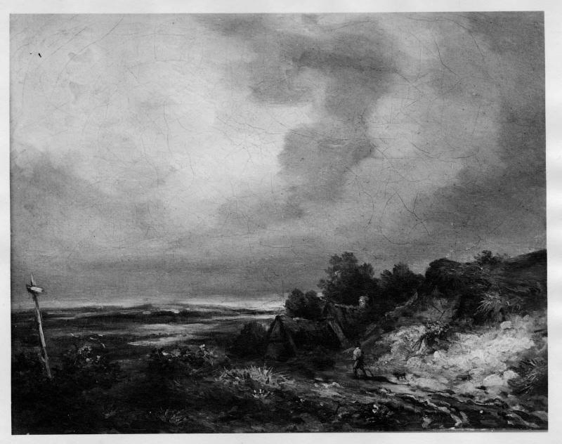 Cottage at the Foot of a Hill