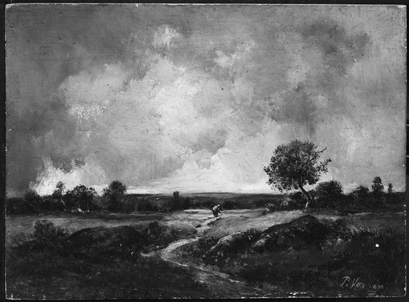 Landscape with Peasant Woman on a Path