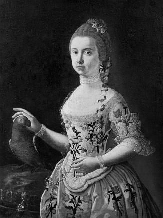 Portrait of a Young Woman with a Parrot