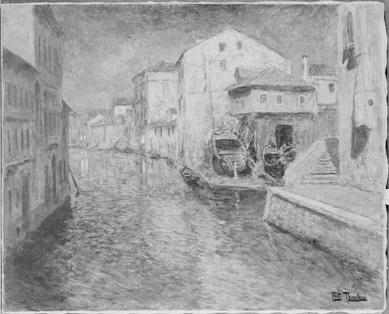 Moonlight on a Canal, Venice