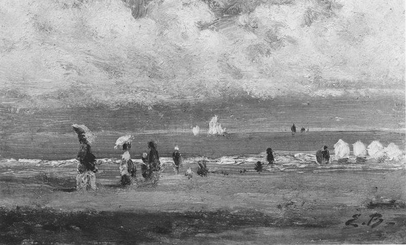 Beach Scene with Figures