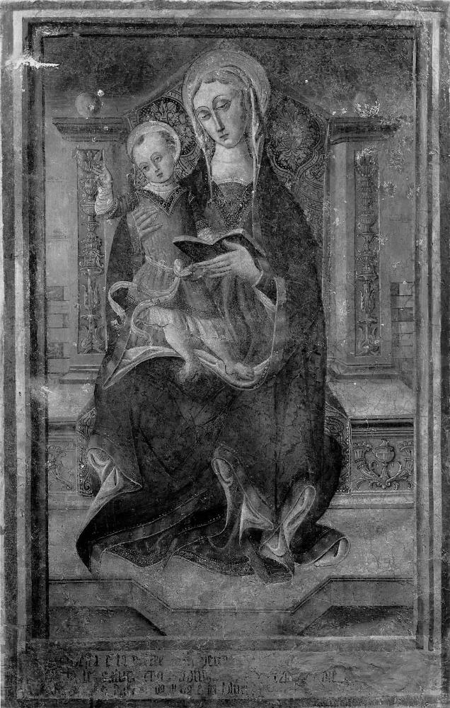 Virgin and Child Enthroned