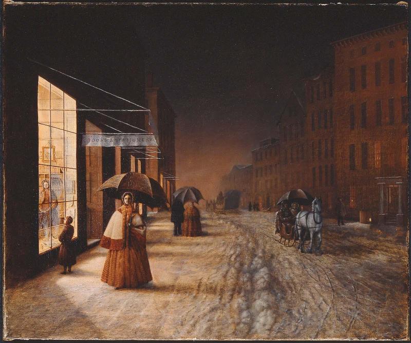 A Street in Winter: Evening