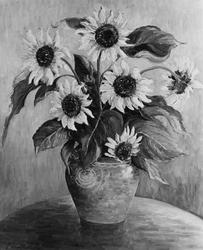 Sunflowers in a Vase