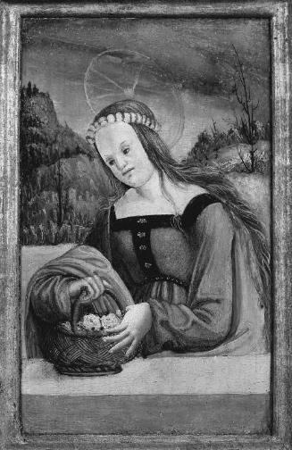 Saint Dorothy (recto) and Saint James the Great (verso)