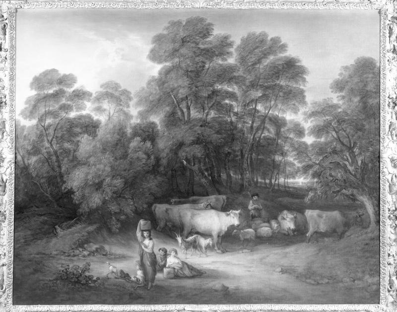 Landscape with Milkmaids and Cattle