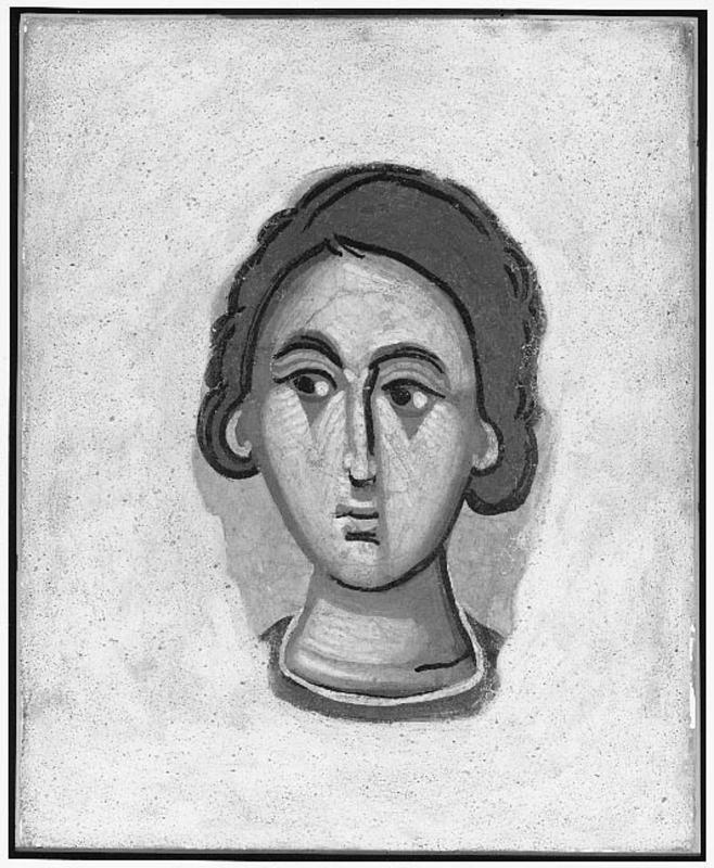 Head of a Male Saint