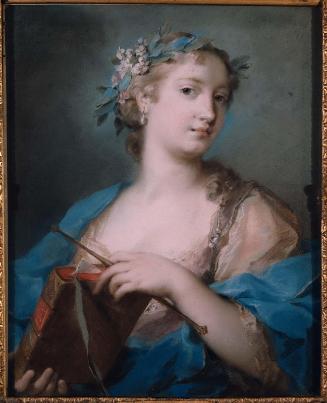 Woman Wearing a Laurel Wreath (The Personification of Poetry)