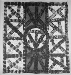 Banner: White and Black with Blue
