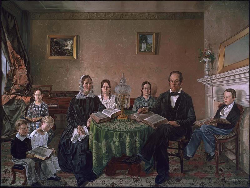 The Reverend John Atwood and His Family