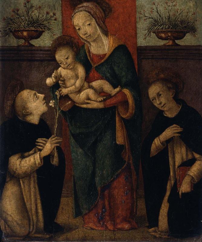 Virgin and Child with Saints Dominic and Thomas Aquinas (?)