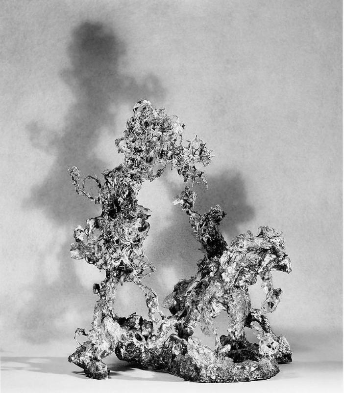 Surrealist object in form of a shrub