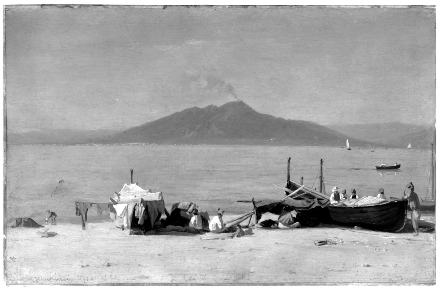 Mount Vesuvius from Marina Grande, Capri