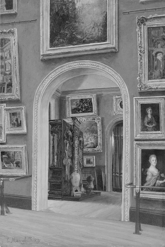 View of a Gallery in the Museum of Fine Arts, Copley Square