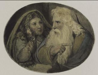 Lear and Cordelia (Illustration to Shakespeare)