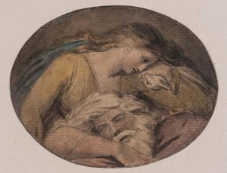 Cordelia and the Sleeping Lear (Illustration to Shakespeare)