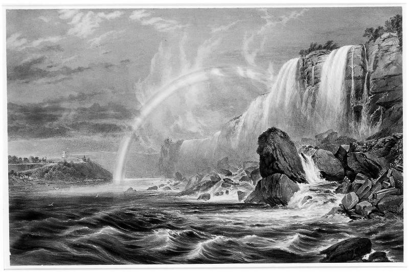 Niagara Falls: The American Falls from Biddle's Staircase