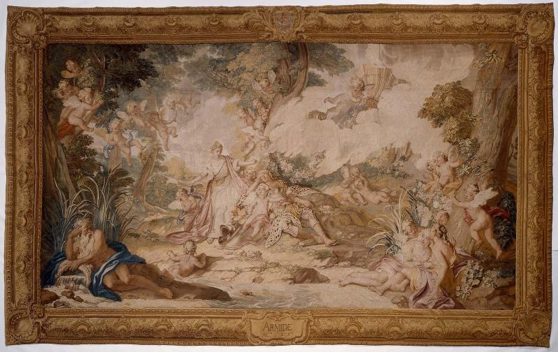 Tapestry: Le Sommeil de Renaud (from the series, Tentures des Fragments de l'Opera)