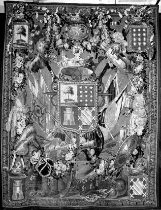 Tapestry: The Coat of Arms of a Knight of St. James of Compostela (from a series of hangings showing the same subject)