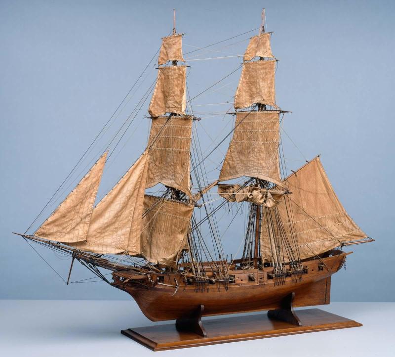 Brig rigged corvette