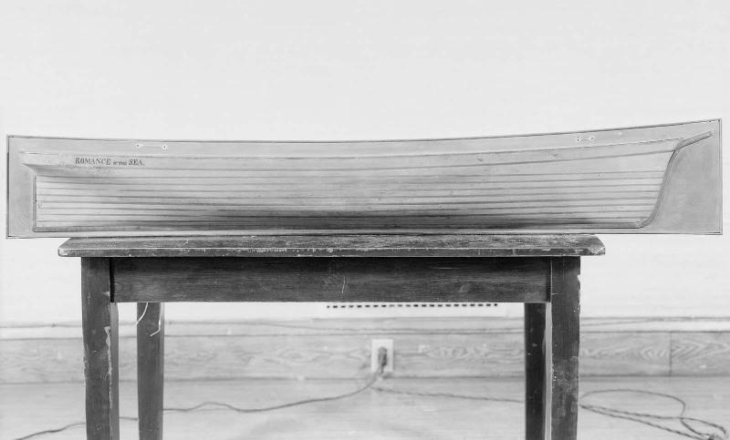 Half-hull working model: "Romance of the Seas"