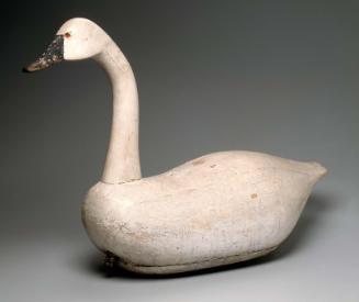 Whistling swan decoy