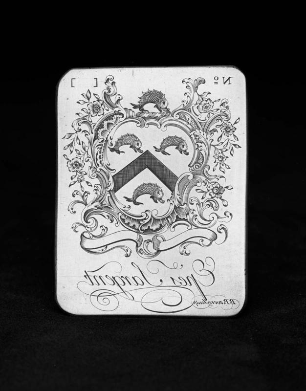 Copper bookplate
