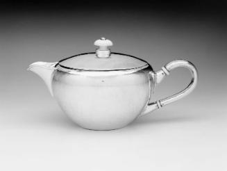 Teapot, of three-piece tea service