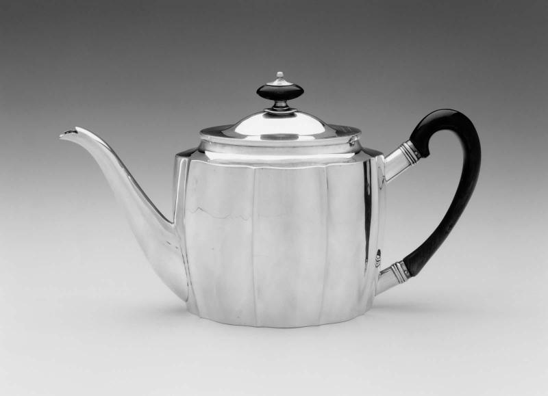 Teapot, part of four-piece tea service