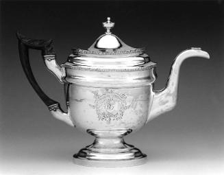 Teapot (part of a two-piece tea service)