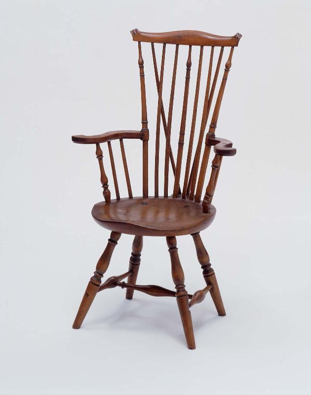 High fan-back Windsor armchair