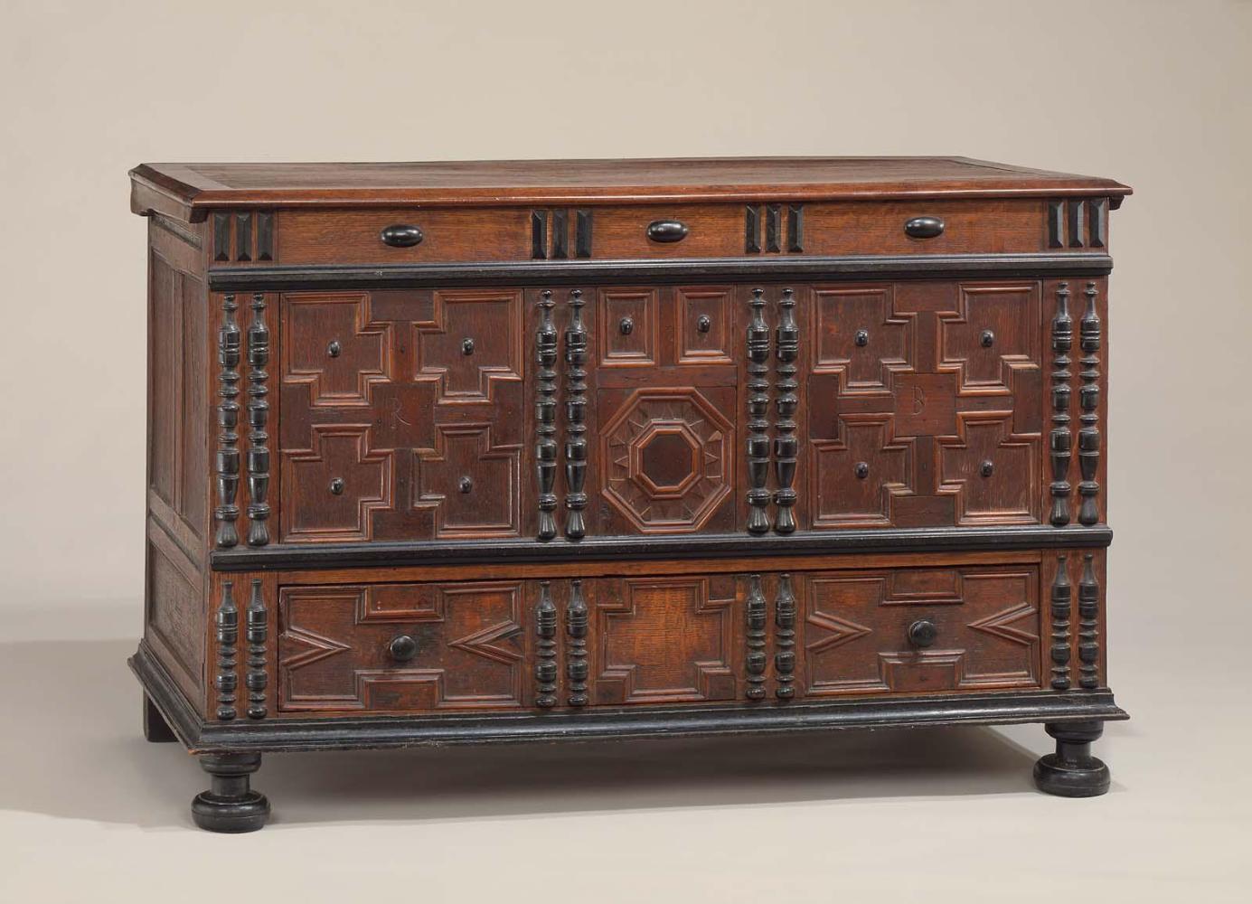 Joined chest with drawer