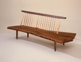 Bench with back