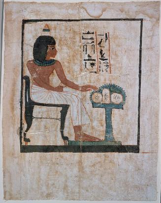 Painted coffin shroud