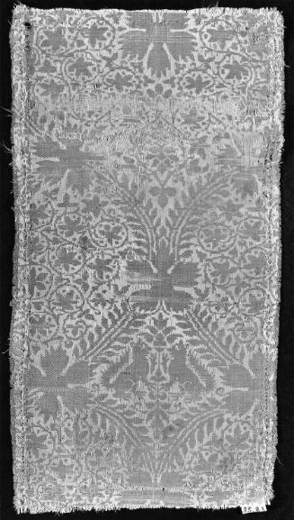 Textile fragment: grapevines