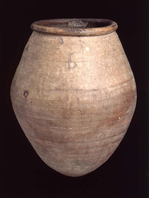 Large piriform storage jar