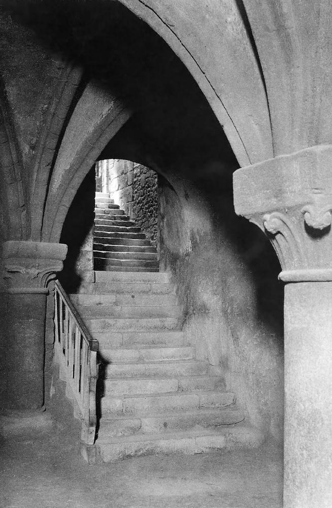 Staircase in the "Merveille," Mont St. Michel