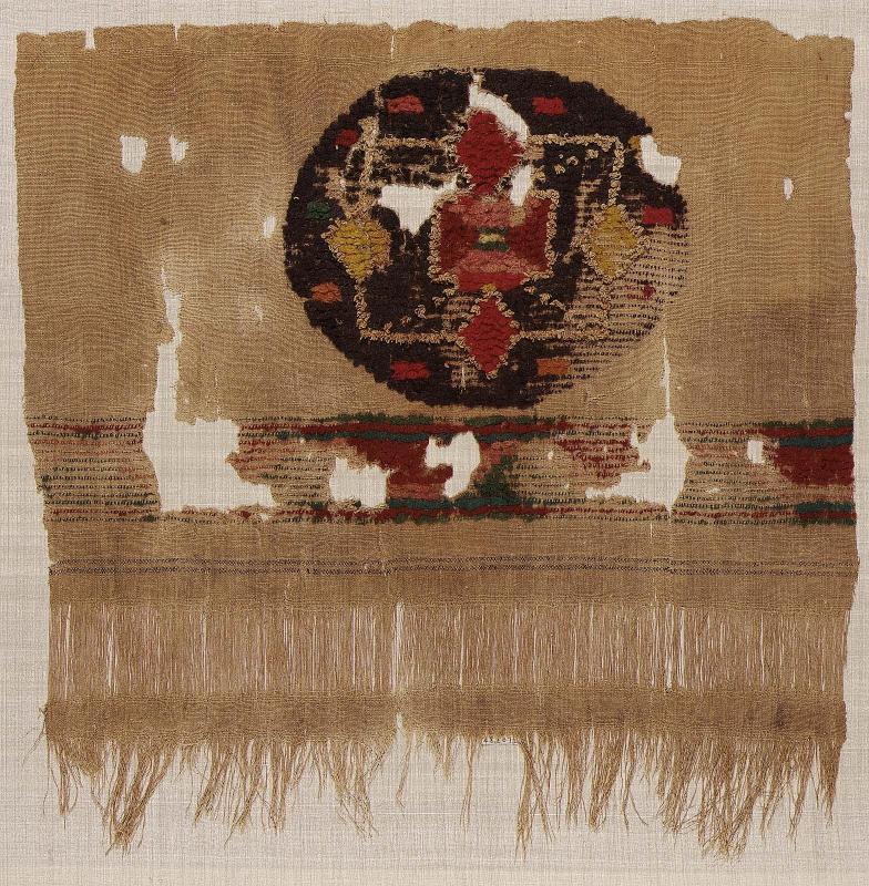 Rectangular fragment, possibly from a curtain