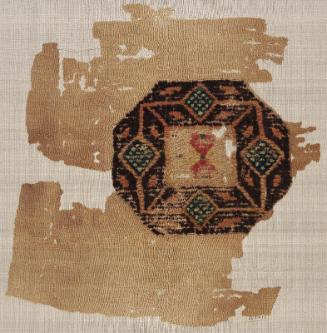 Fragment of a curtain or a covering
