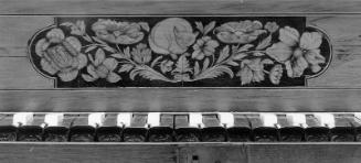 Marquetry on nameboard