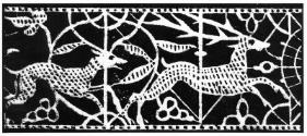 Page B2; Stag and hound