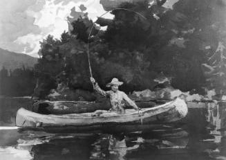 Fly Fishing from a Canoe, North Woods