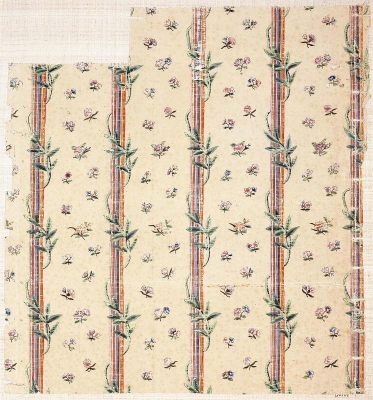 Length of painted silk